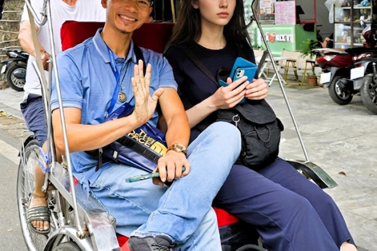 fietstaxi Hanoi Vietnam