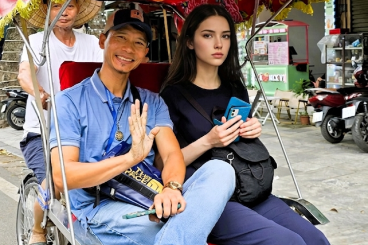 fietstaxi Hanoi Vietnam