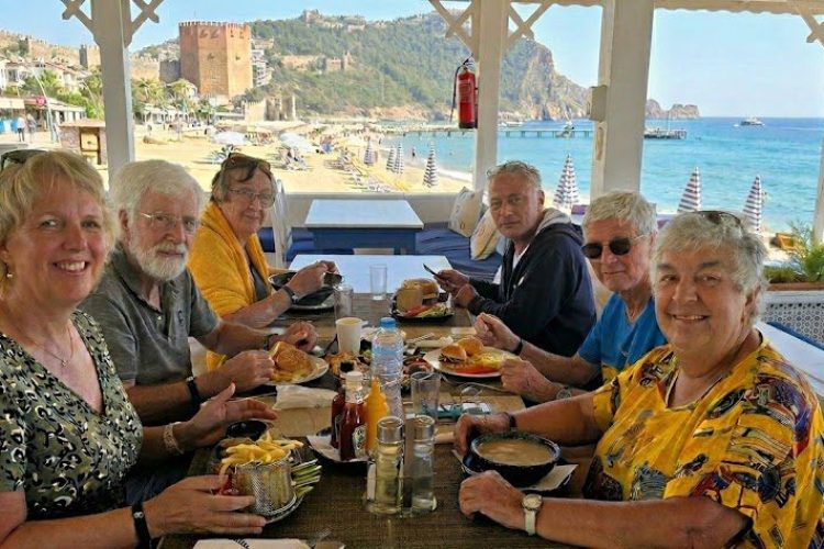 eten in een kleine groep